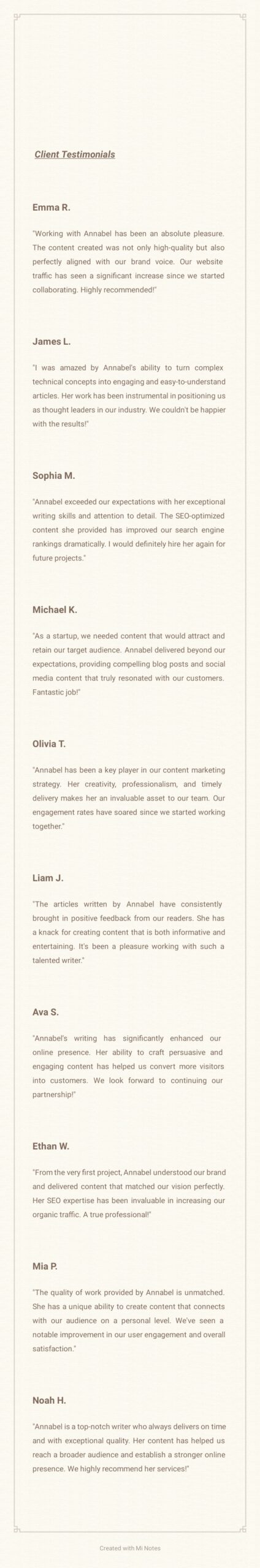 The SEO-optimized article and Blog posts