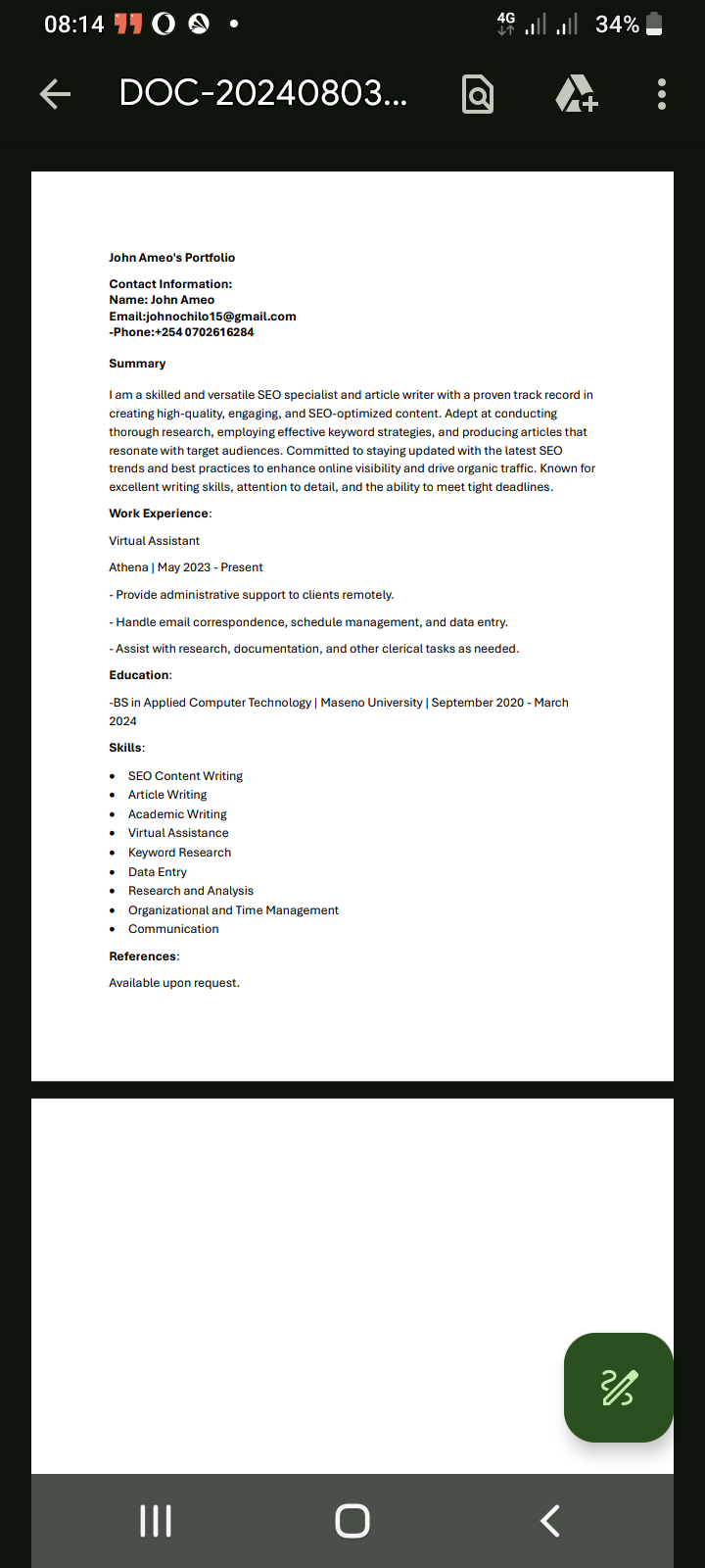 VIRTUAL ASSISTANT