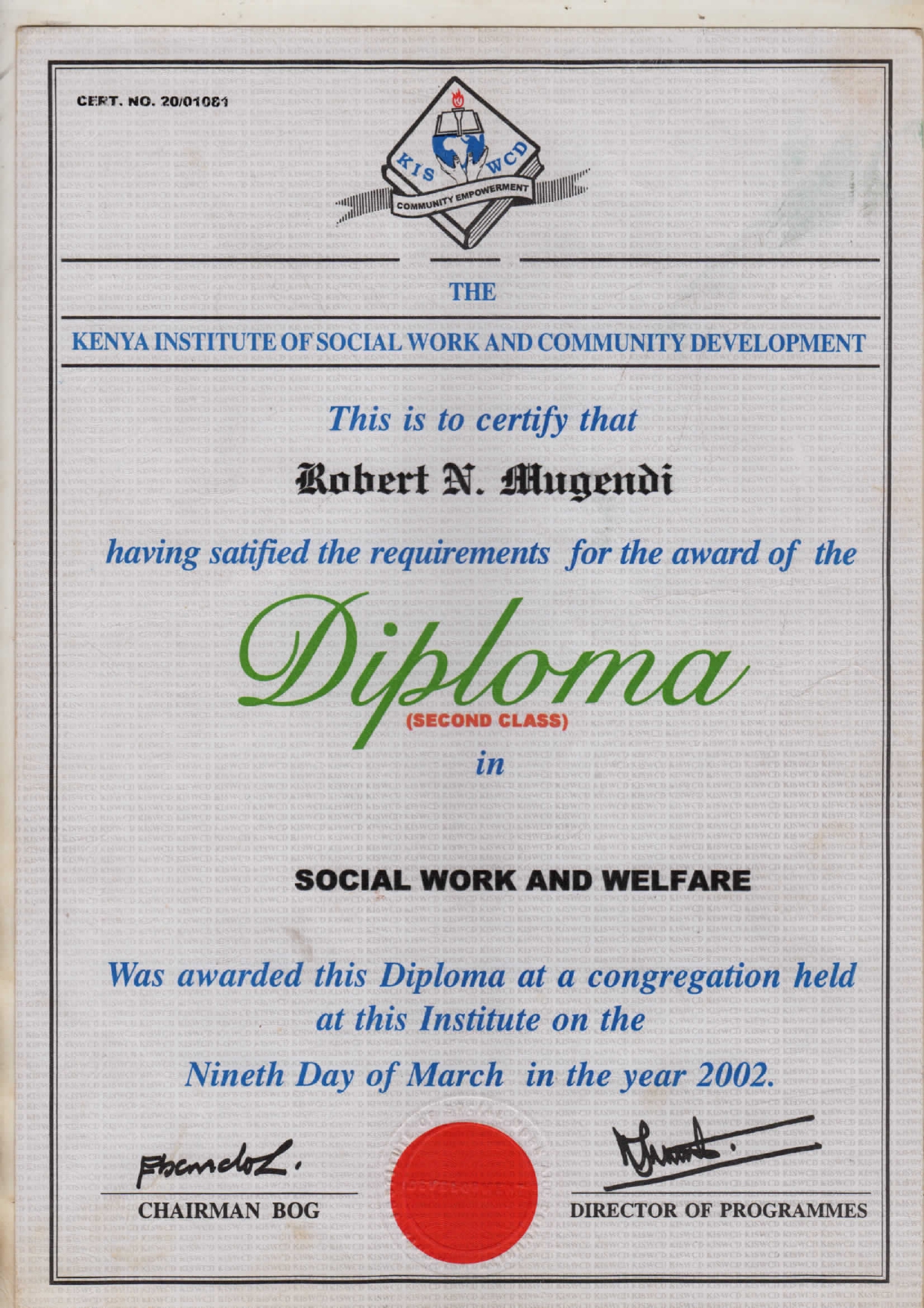 SOCIAL WORK