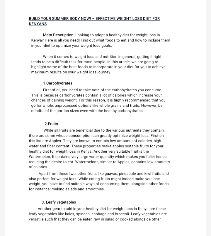 Diet Changes That Help with Weight Loss